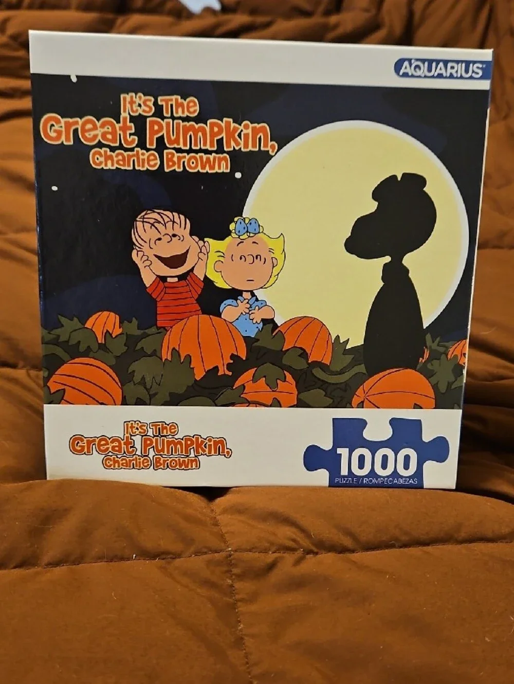 🎃It's The Great Pumpkin Charlie Brown 1000 Piece Jigsaw Puzzle by Aquarius